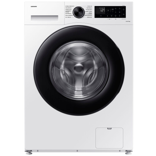 SAMSUNG WW8ECGC04AAE - Voorlader Wasmachine 8kg 1400 tpm - EcoBubble Stoomfunctie - Wit/Zwart