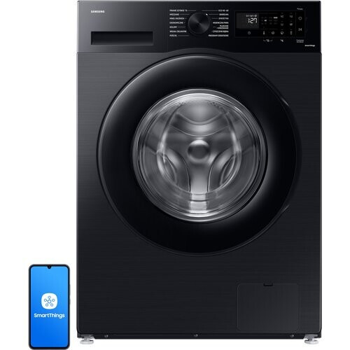 Samsung Ww90cgc04dab - Wasmachine - 9 Kg - 1400 Tpm - Ecobubble & Steam - Energieklasse A - Zwart | Nieuw (outlet) Tweedehands
