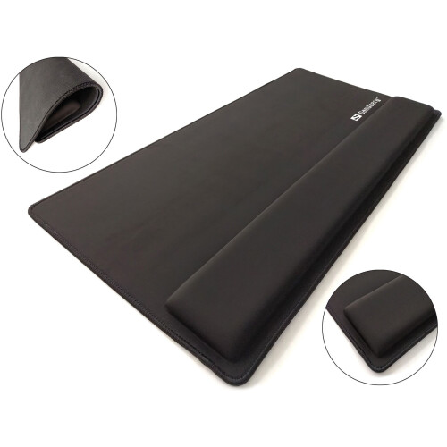 Sandberg 520-35 - Desk Pad Pro XXL - Antisliprubber - Zwart Tweedehands