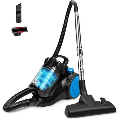 Sanovy ProPower-9100 - Krachtige Stofzuiger - Zonder Zak - 3L - Compact - Blauw Tweedehands