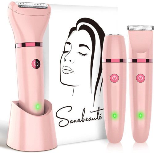 Sansbeauté® 3-in-1 Ladyshave - Scheerapparaat Vrouw - Waterproof - USB Oplaadbaar - Pink Edition Tweedehands