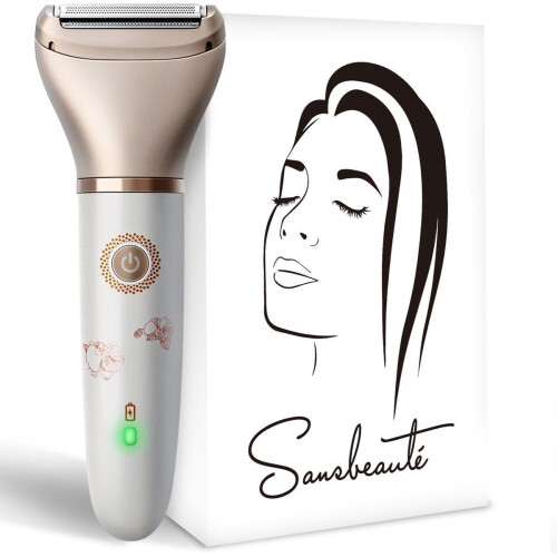 Sansbeauté Ladyshave - Scheerapparaat Vrouw - Draadloos Waterproof - Inclusief E-book (1 stuk)