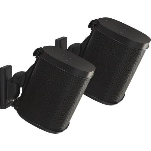 Sanus Muurbeugel set verstelbaar voor Sonos ONE, ONE SL&Play:1&3 - Zwart
