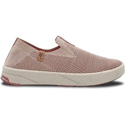 SAOLA dames vegan Slip-On Sneakers Bali Faded Rose Tweedehands
