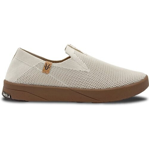 SAOLA mannen vegan Slip-On Sneakers Bali Dune Tweedehands