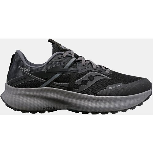 Saucony Ride 15 TR Gore-Tex Trailschoen Dames Zwart/Donkergrijs