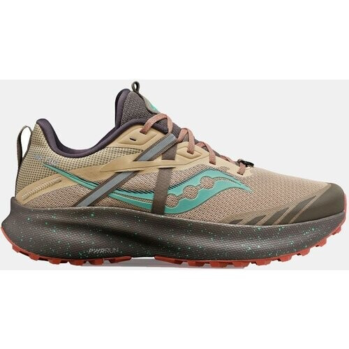 Saucony Ride 15 TR Trailschoen Dames Middengrijs/Lichtgrijs Tweedehands