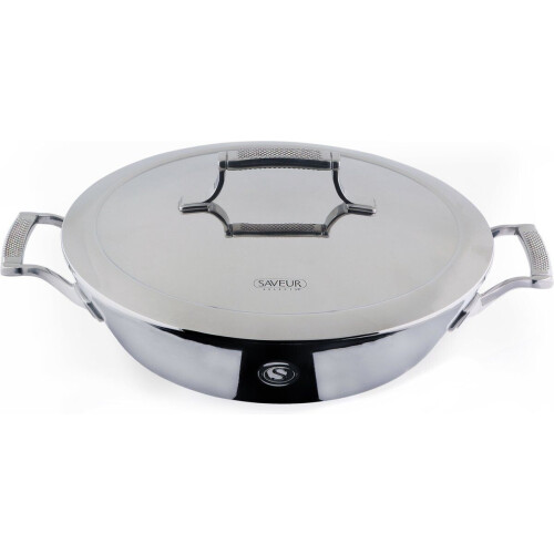 Saveur Selects Hapjespan -Ø30 cm - Tri-Ply RVS - PFAS-vrij - Inductie - Ovenbestendig tot 260°C Tweedehands