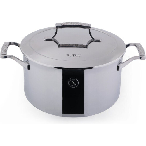 Saveur Selects Voyage Kookpan -Ø22 cm - Tri-Ply RVS - PFAS-vrij - Ovenbestendig - Inductie