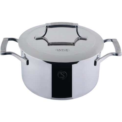 Saveur Selects Voyage - KookpanØ22 cm - Tri-Ply RVS - PFAS-vrij - Ovenbestendig tot 260°C