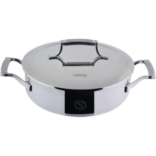 Saveur Selects - Voyage serie - Hapjespan 7.5 cm - Tri-ply RVS - PFAS vrij - Vaatwasserbestendig - Ovenbestendig tot 260°C