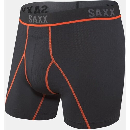 SAXX Kinetic HD Sport Boxershort Zwart/Rood Tweedehands