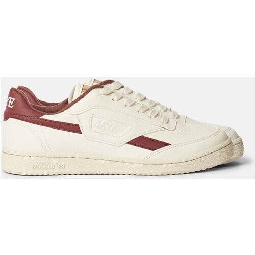 SAYE mannen vegan Sneaker Modelo '89 Granaat Tweedehands