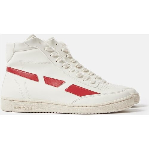 SAYE mannen vegan Sneaker Modelo '89 Hi Rood Tweedehands