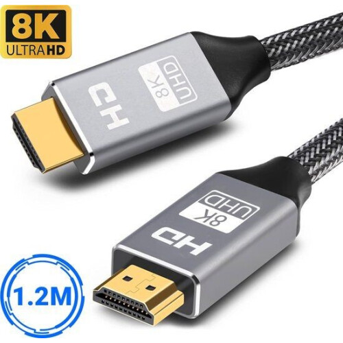 SBVR HDMI Kabel 2.1 - 8K Ultra HD - 4K 120 Hz - Nylon - 1,2 Meter