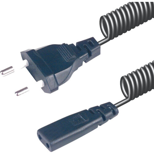 Scanpart scheerapparaat snoer - Oplaadkabel 1.5 meter - Geschikt voor Braun Philips Remington Panasonic Wahl - Zwart