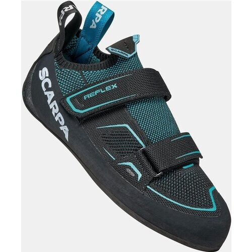 Scarpa Reflex V Relaxed Fit Klimschoen Dames Zwart/Petrol Tweedehands