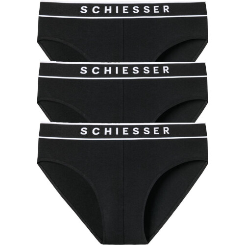 Schiesser 95/5 Organic - Heren Rio Slip - 95% biologisch katoen - Zwart (3-pack) Tweedehands