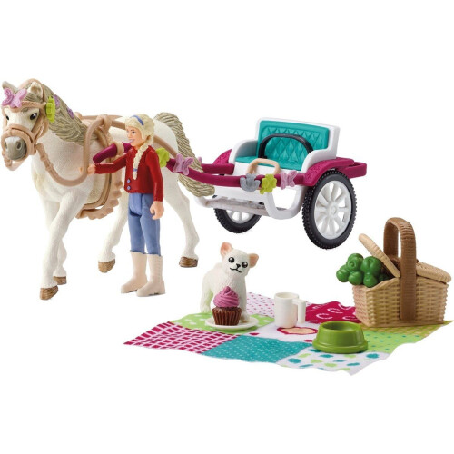 schleich HORSE CLUB Speelfigurenset - Koets voor paardenshow - Kinderspeelgoed voor Jongens en Meisjes - 5 tot 12 jaar - 33 Onderdelen - 42467 Tweedehands