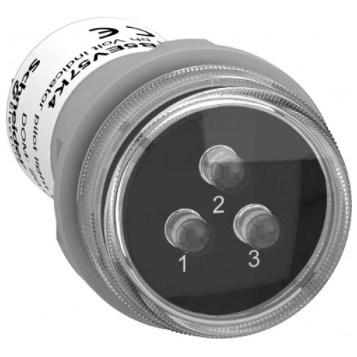 Schneider Electric Harmony XB5EV57K4 - Signaallamp - 3-kleurige LED (rood/geel/groen) - Ø31 mm