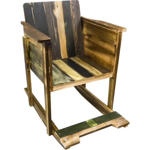 Schommelstoel kinderen Scrapie - gerecycled sloophout scrapwood design stijl