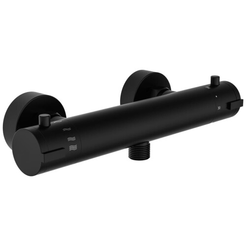 Schütte London - Thermostatische Douchekraan - Hartafstand 120 mm - Zwart Mat