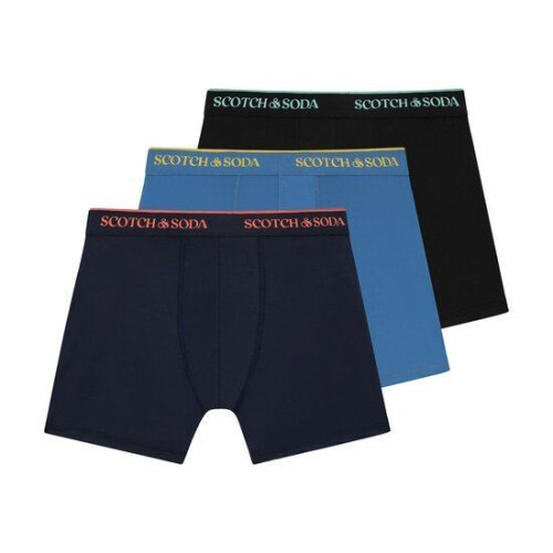 Scotch & Soda Active Stretch Boxershort - Heren - 3-pack - Sneldrogend - Multi (3-pack) Tweedehands