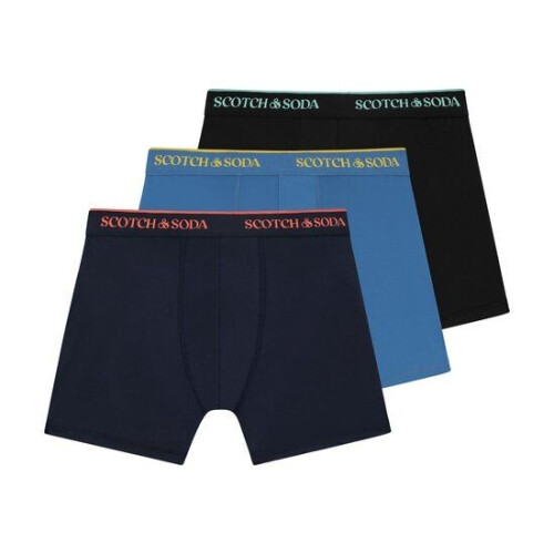 Scotch&Soda Active Stretch Boxershort– Heren – 3-pack – Performance Fit – Multi Maat S
