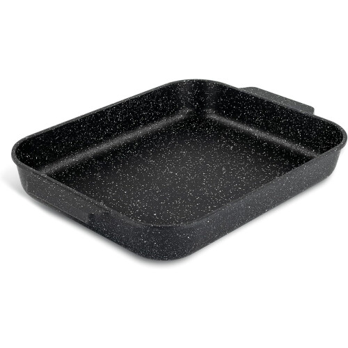 Scoville Neverstick - Braadschaal 32cm x 25cm - Antiaanbaklaag 5x sterker - Zwart Tweedehands