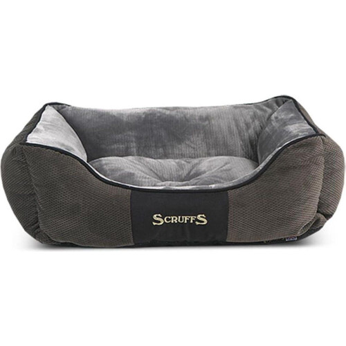 Scruffs Chester Box Bed - Hondenmand - Anti-slip onderzijde - Grijs - M Tweedehands