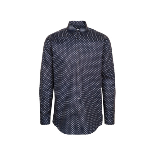 Seidensticker Business Overhemd Navy Blue– Maat 43 – Regular Fit met Kentkraag – 100% Katoen – Extr Tweedehands