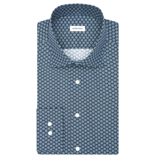 Seidensticker New Kent - Business Shirt - Regular Fit 100% Katoen - Sage Green Tweedehands