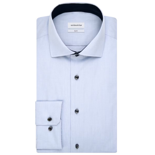 Seidensticker Spread Kent Business Shirt - 100% Katoen - Strijkvrij - Slim of Regular Fit - Maat 44 Tweedehands