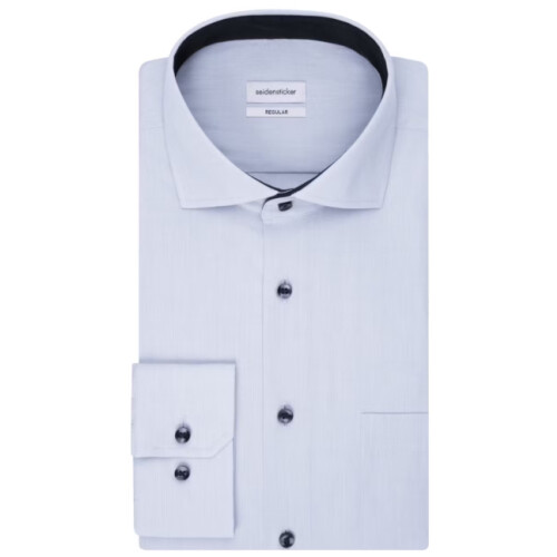 Seidensticker Spread Kent Business Shirt - Regular Fit - 100% Katoen - Lichtblauw - Maat 41 Tweedehands