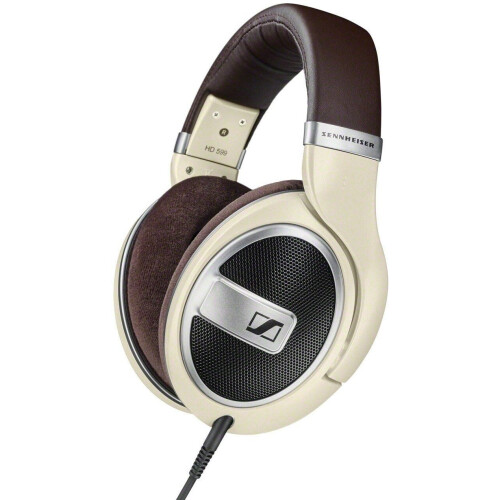 Sennheiser HD 599 - Over-Ear Koptelefoon - Open Klankkast - Ivoor Tweedehands