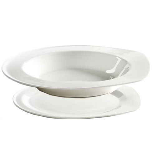 Serax Bordenset - 2-delig - XL-bord 32,7 cm&Diep Bord 25,1 cm - Wit