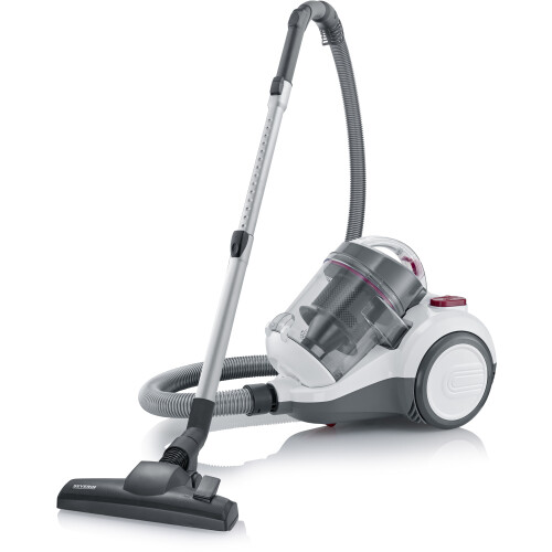 Severin CY 7088 - Cycloon Stofzuiger - HEPA 13 filter - Wit/Rood Tweedehands