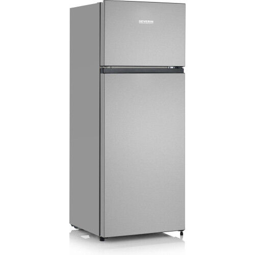 Severin DT 8761 - Koel-Vriescombinatie - 165L koelruimte - 40L vriesruimte - Zilver Tweedehands