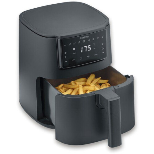 Severin FR 2461 - Airfryer - 4 Liter - 1300 Watt - 9 programma's - Zwart