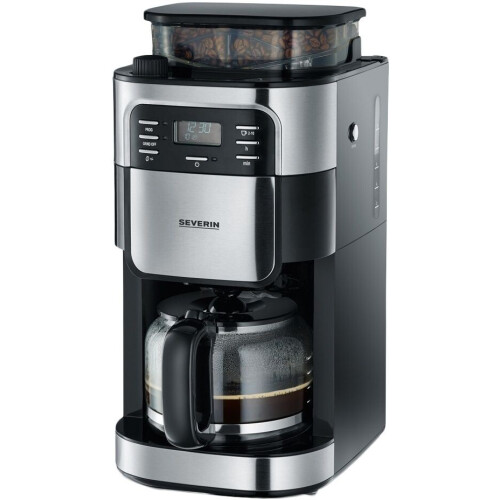 Severin KA 4810 - Bonen Filterkoffiezetapparaat - Geïntegreerd maalwerk Aromaselectie - Roestvrij staal