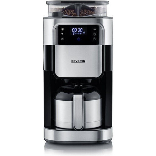 Severin KA 4814 - Bonen Filterkoffiezetapparaat - Perfect Grind-technologie - RVS thermoskan