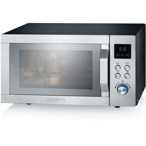 Severin MW 7775 - Combimagnetron - 30 liter - Zilver Tweedehands