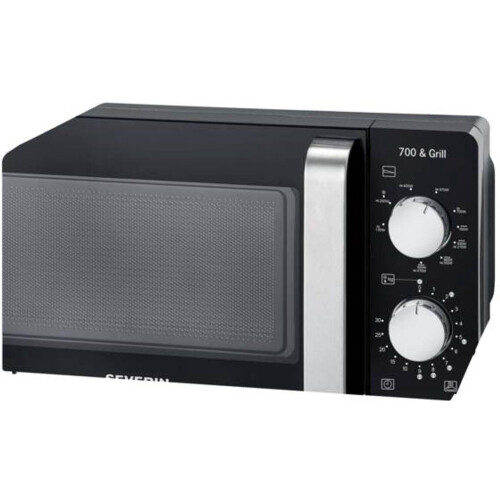 Severin MW 7781 - Magnetron met grillfunctie - 9 vermogensstanden - Zwart