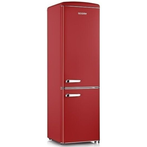 Severin RKG 8917 - Koel-vriescombinatie - 244 liter - NoFrost - Retro stijl Tweedehands