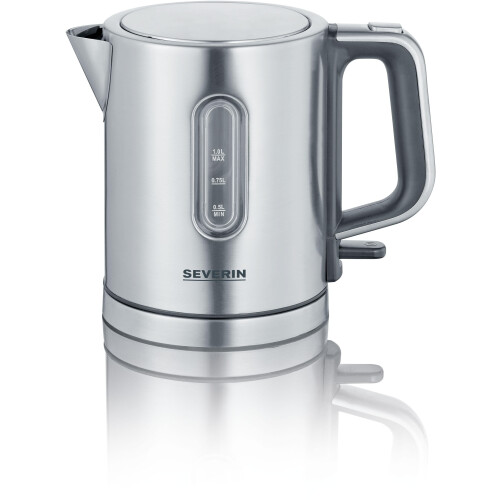 Severin WK 3401 - Waterkoker - 2400W - Roestvrijstaal - 1L Tweedehands