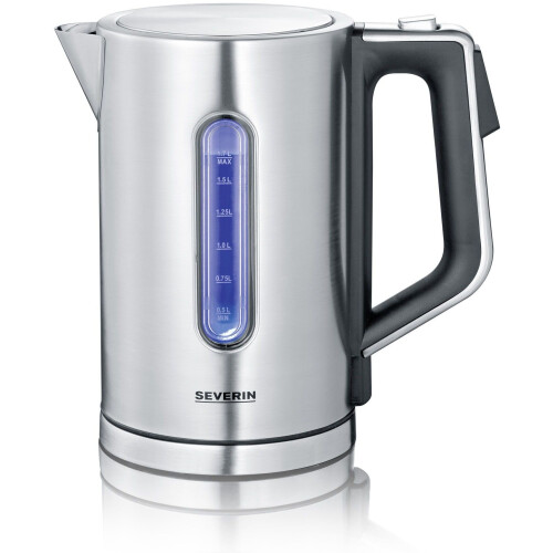 Severin WK 3418 - Digitale Waterkoker - 3000W 1,7L Temperatuurselectie 40-100°C Roestvrijstaal