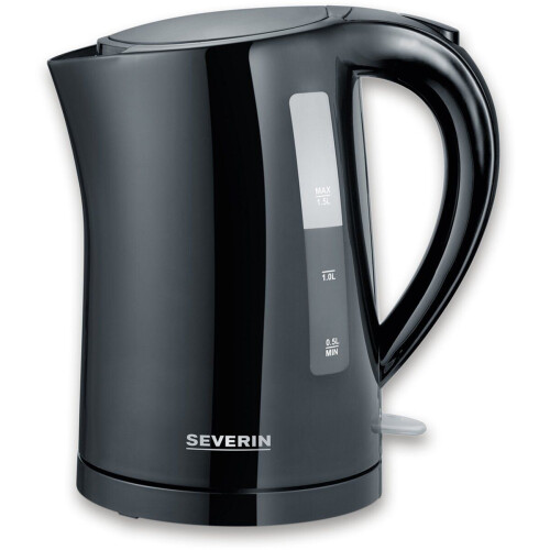 Severin WK 3498 - Waterkoker 2200W - 1,5L snoerloos - Zwart Tweedehands