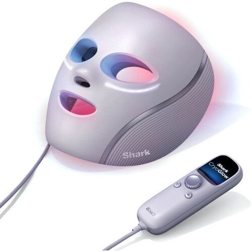 Shark CryoGlow - LED-Masker - Onder-Oog Koeling + LED Therapie - Wit Tweedehands
