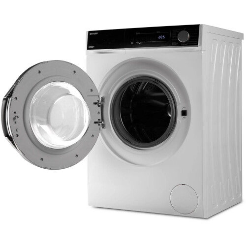 Sharp Es-nb814awna9 - Wasmachine - 8 Kg - 1400 Tpm - Stoomfunctie - Energieklasse A | Nieuw (outlet)