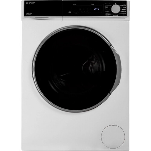 Sharp Es-nb814awna9 - Wasmachine - 8 Kg - 1400 Tpm - Stoomfunctie - Energieklasse A | Nieuw (outlet) Tweedehands